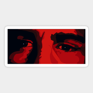 Eyes of God's Lonely Man Sticker